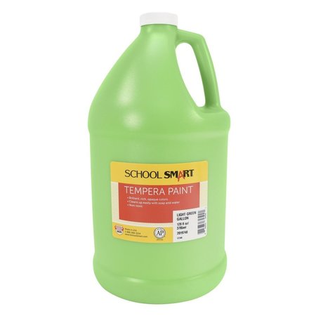 SCHOOL SMART PAINT TEMPERA  LIGHT GREEN GALLON SS204-742